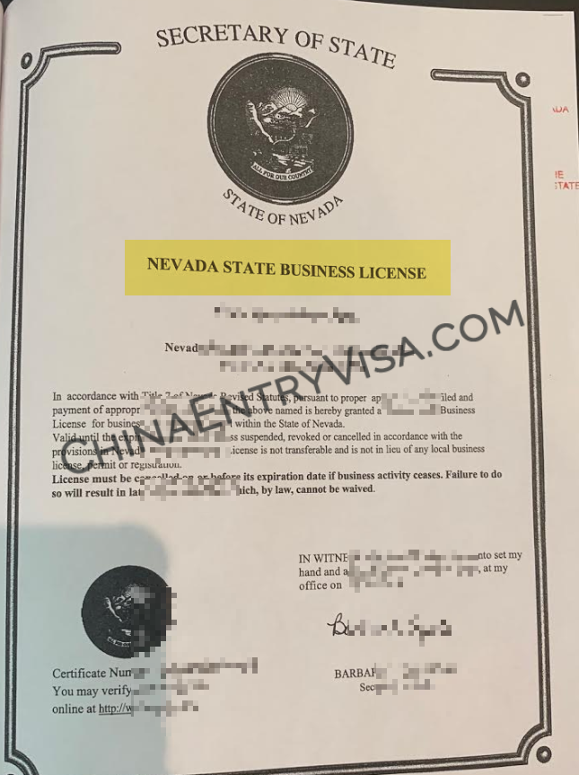 Professional Notarization and Certification of Business Licenses in Las Vegas Nevada